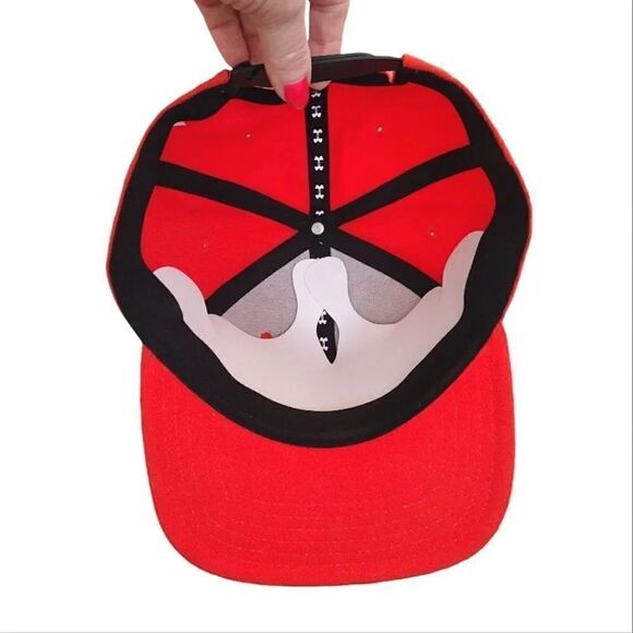 Under Armour Huddle 2.0 Orange Teal Snapback Hat Bundle of 2 - Picture 11 of 15